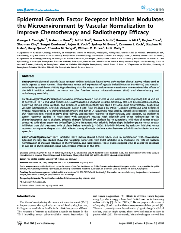 (PDF) Epidermal Growth Factor Receptor Inhibition Modulates the ...