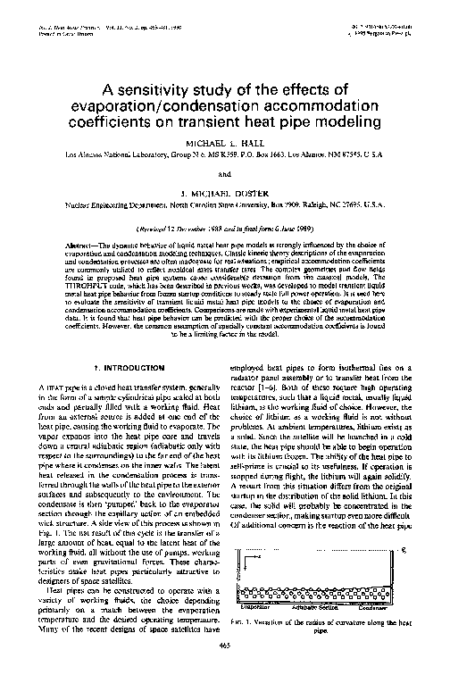 (PDF) A sensitivity study of the effects of evaporation/condensation ...