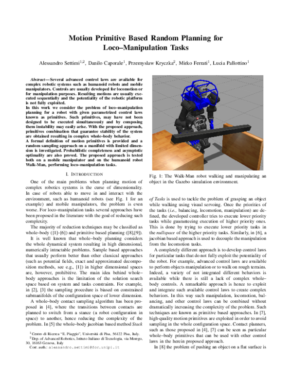 (PDF) Motion primitive based random planning for loco-manipulation tasks