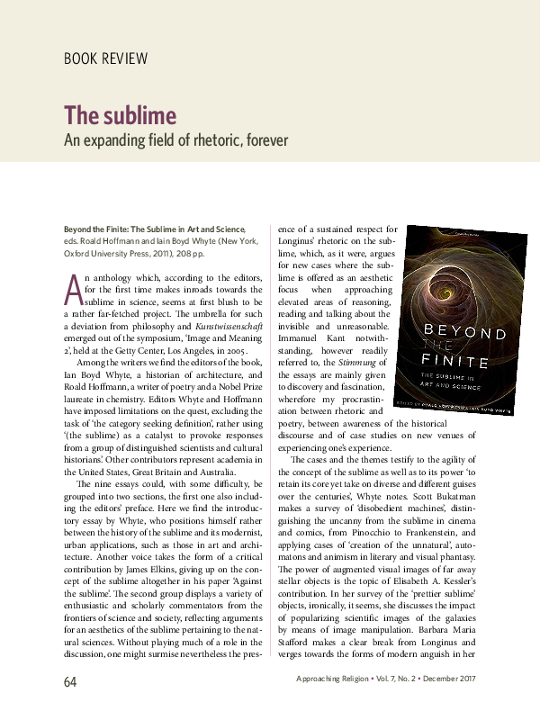 (PDF) The sublime