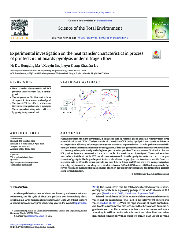 (PDF) Experimental investigation on heat transfer characteristics ...