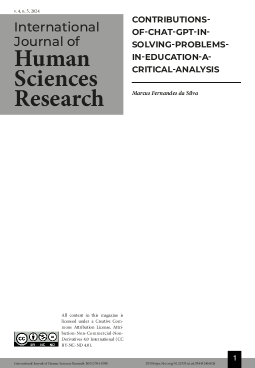 (PDF) Contributions of chat GPT in solving problems in education a ...