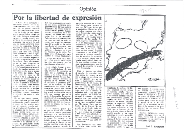 (PDF) Por la libertad de expresión | José Luis Rodríguez García