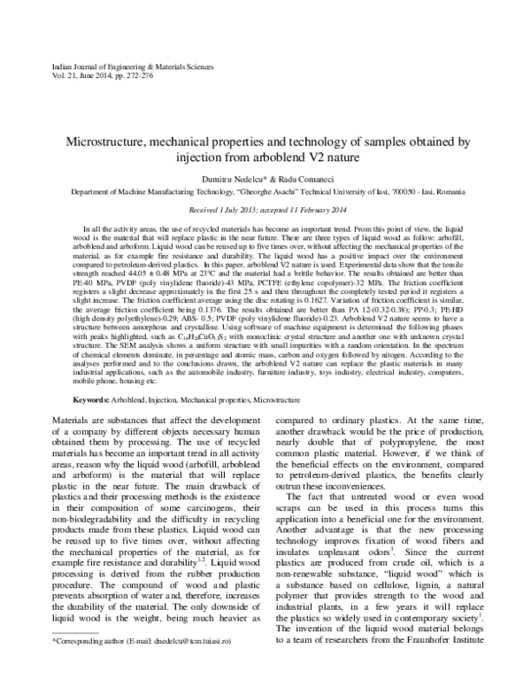 (PDF) Investigation on microstructure and mechanical properties of ...