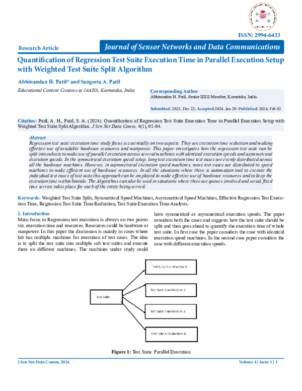 (PDF) Quantification of Regression Test Suite Execution Time in ...