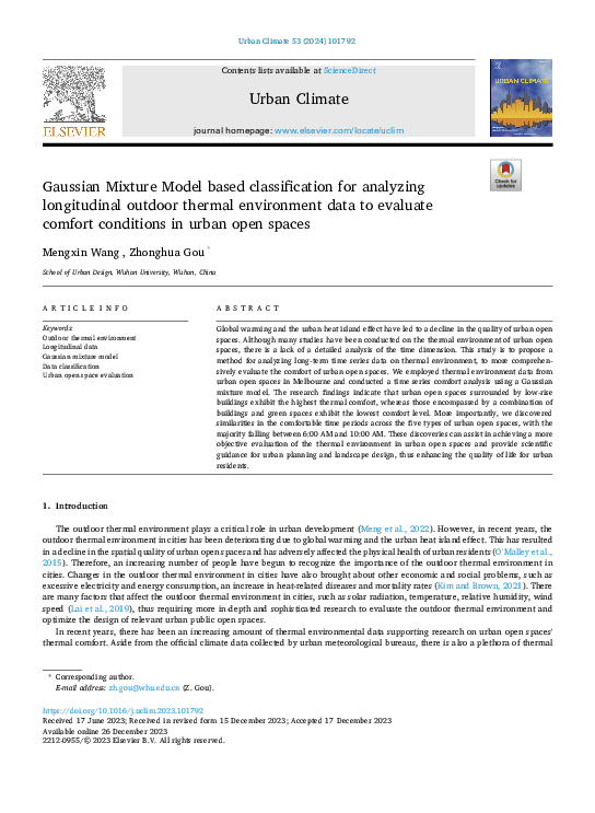 (PDF) Gaussian Mixture Model based classification for analyzing ...