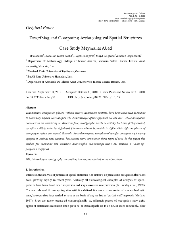 (PDF) Describing and Comparing Archaeological Spatial Structures Case ...