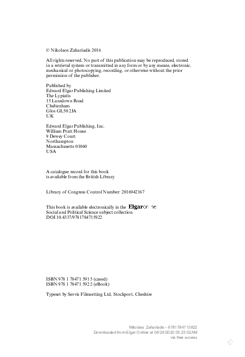 人文+社会 HANDBOOK OF PUBLIC POLICY AGENDA SETTING PDF) Handbook of Public Policy Agenda Setting