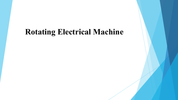 (PDF) Rotating Electrical Machine