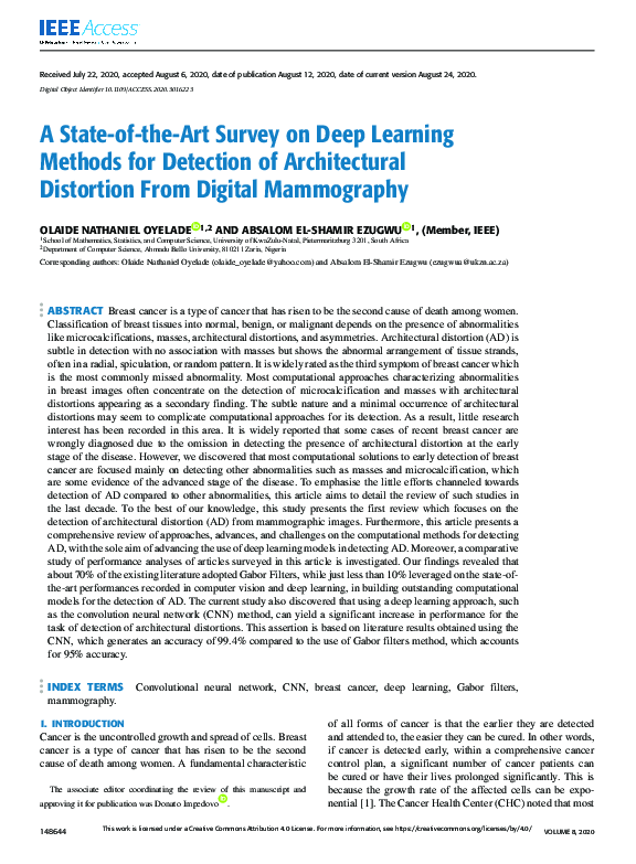 (PDF) A State-of-the-Art Survey on Deep Learning Methods and ...