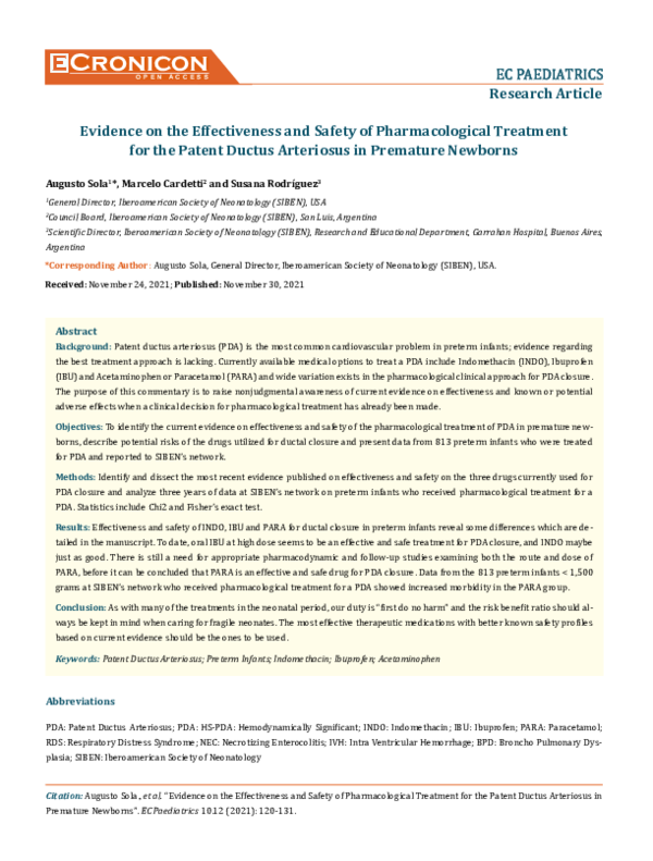 (PDF) Evidence on the Effectiveness and Safety of Pharmacological ...