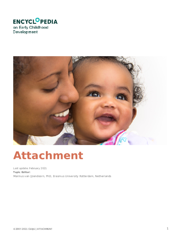(PDF) Origins of Attachment Security in Day Care and at Home: Comments ...