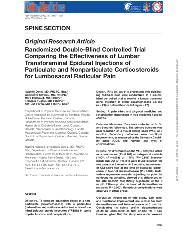 (PDF) A randomized double blind controlled trial comparing Ibuprofen ...