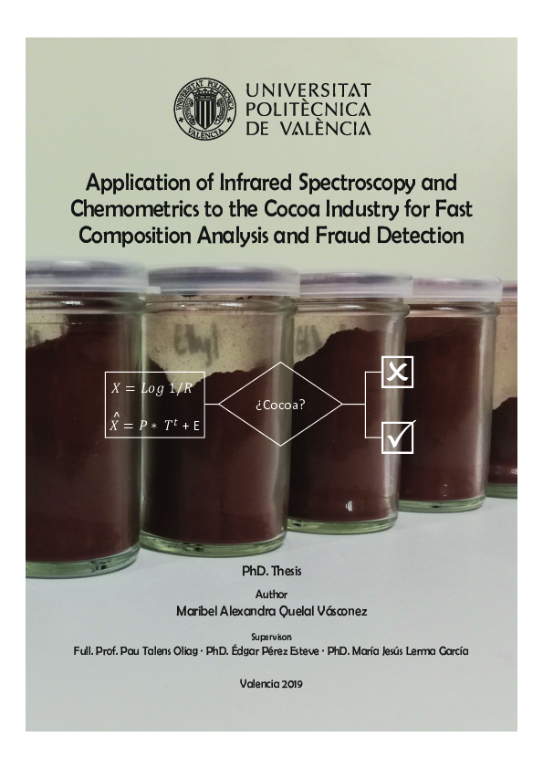 (PDF) Application of Infrared Spectroscopy and Chemometrics to the ...
