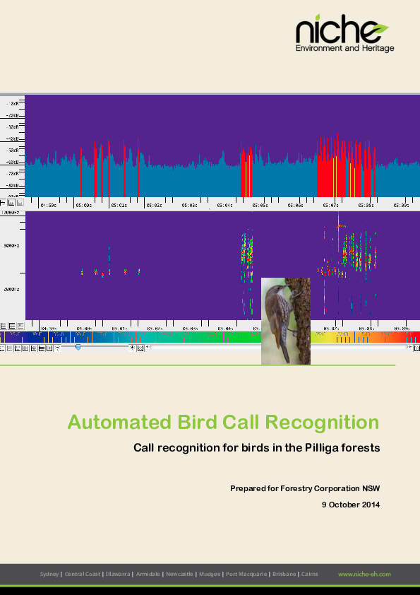 (PDF) Automated Bird Call Recognition: Call recognition for birds in ...