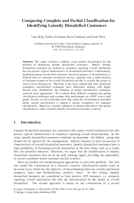 (PDF) Comparing Complete and Partial Classification for Identifying ...