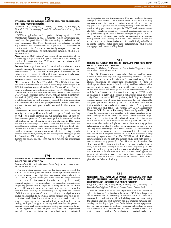 (PDF) Integrating HSCT Evaluation-Phase Activities to Reduce Cost and ...