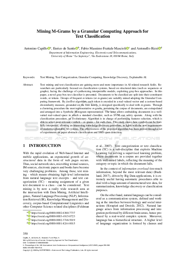 (PDF) Mining M-Grams by a Granular Computing Approach for Text ...