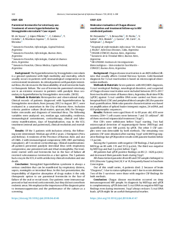 (PDF) Molecular evaluation of Chagas disease reactivation and treatment ...