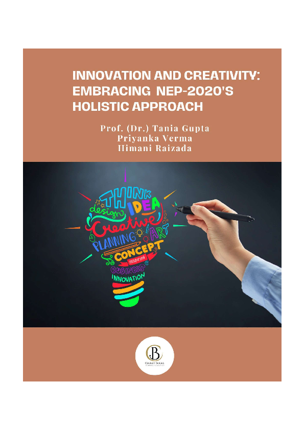 (PDF) Research and Innovation in Education: Advancing the NEP 2020 Agenda