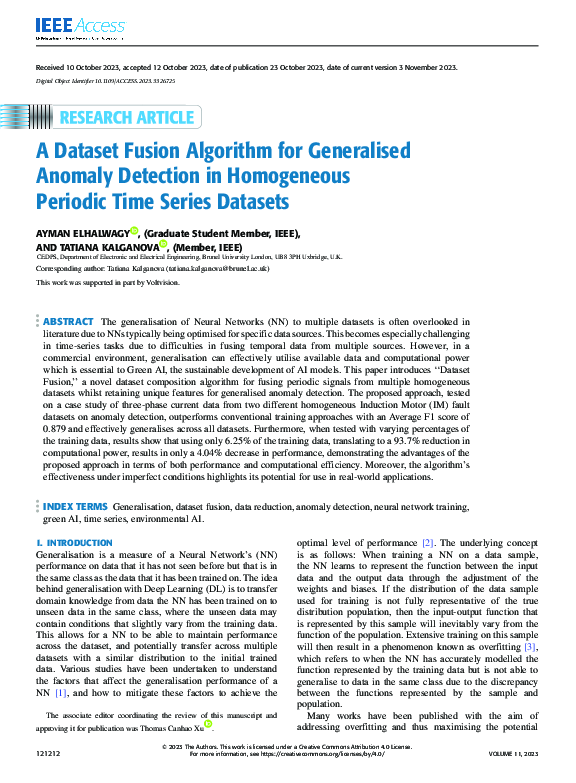 (PDF) A Dataset Fusion Algorithm for Generalised Anomaly Detection in ...