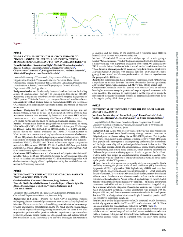 (PDF) #6044 Heart Rate Variability at Rest and in Response to Physical ...