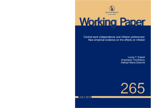 (PDF) Central Bank Independence and Inflation Preferences: New ...