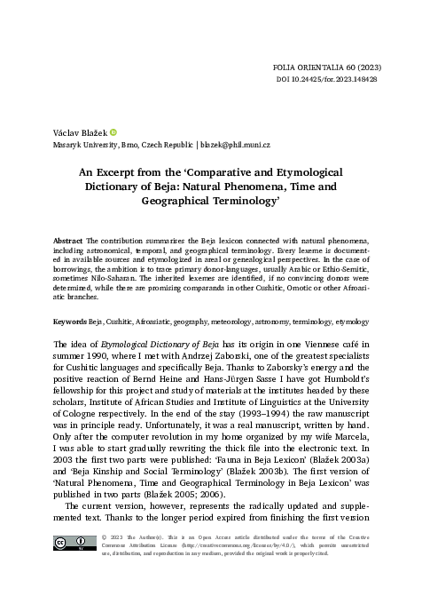 Folia Orientalia, Tome IV main image 1