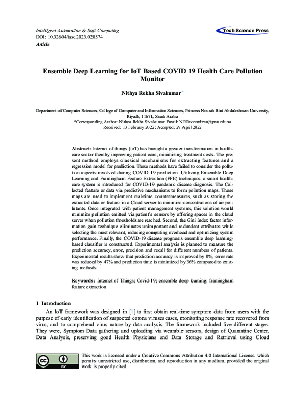 (PDF) Ensemble Deep Learning for IoT Based COVID 19 Health Care ...