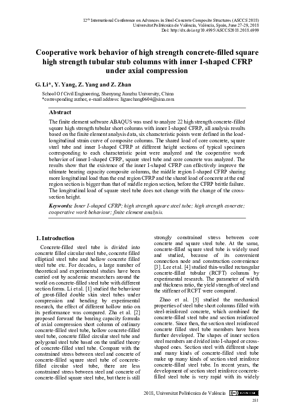 (PDF) Behaviour of RC columns strengthened by steel caging under ...