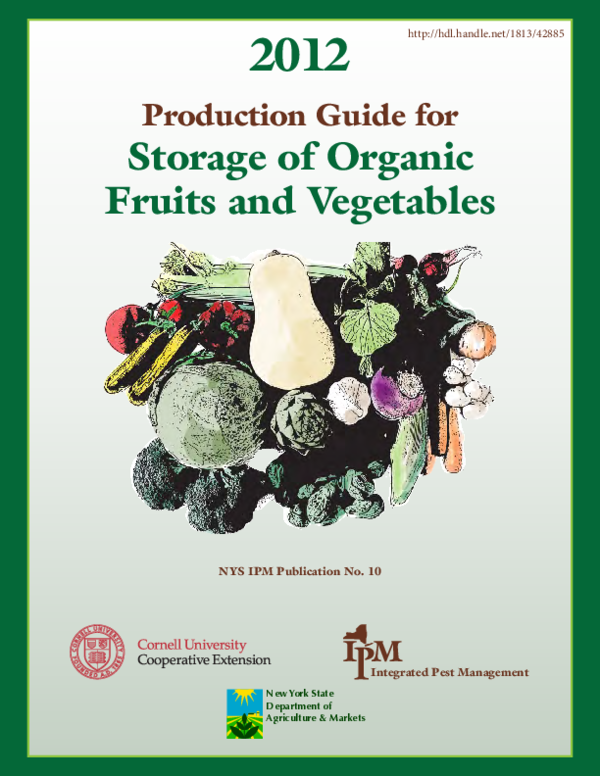 (PDF) Production Guide for Storage of Organic Fruits and Vegetables