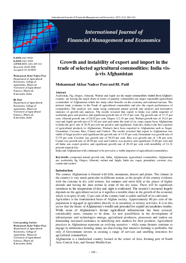 (PDF) Growth and instability of export and import in the trade of ...
