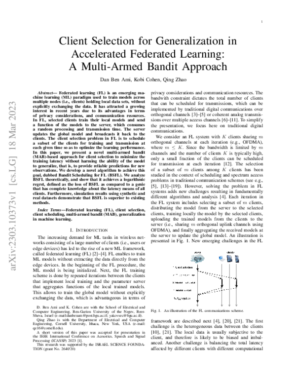 (PDF) Client Selection for Generalization in Accelerated Federated ...