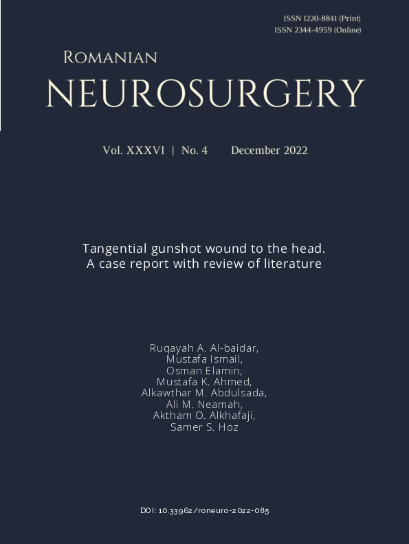(PDF) Tangential gunshot wound to the head