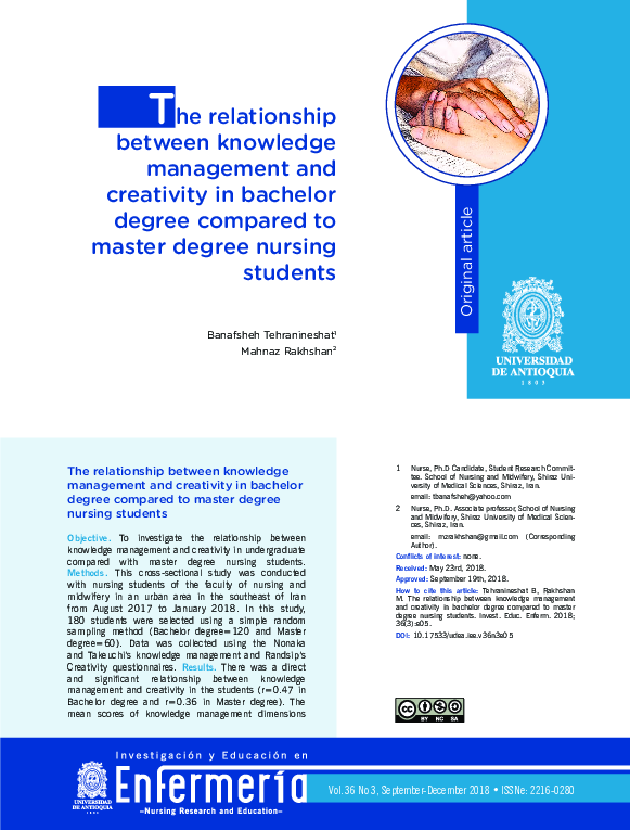 (PDF) The relationship between knowledge management and creativity in ...