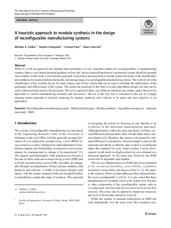 (PDF) A heuristic approach to module synthesis in the design of ...