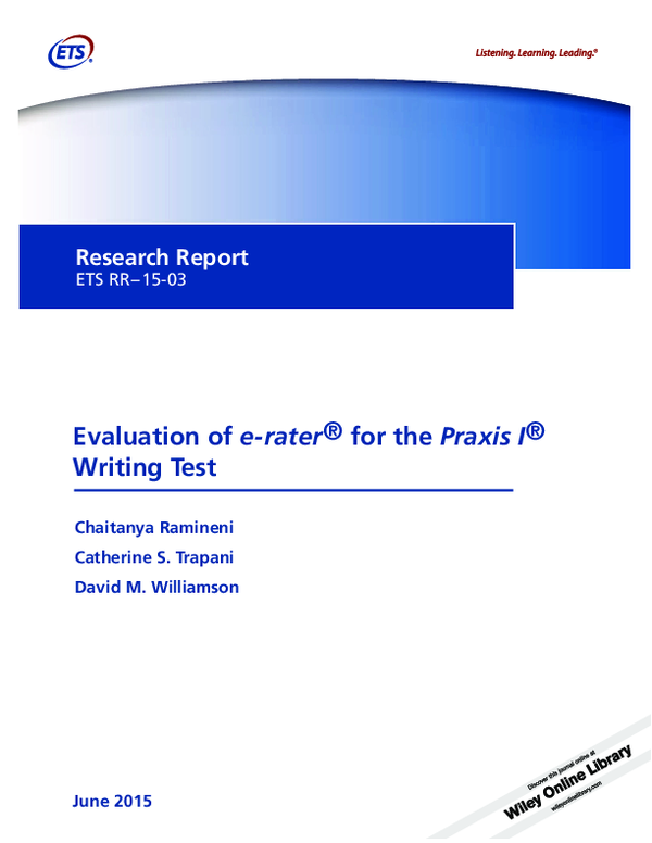 (PDF) Evaluation of 