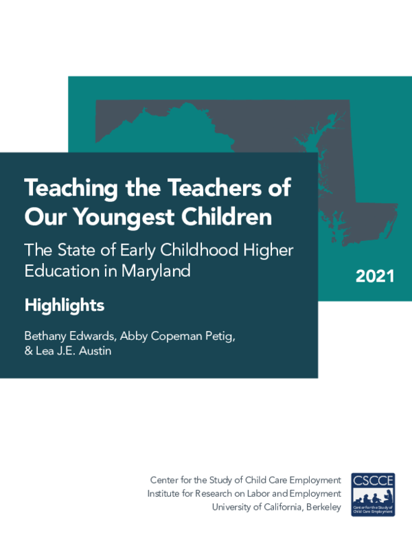 (PDF) Teaching the Teachers of Our Youngest Children: The State of ...