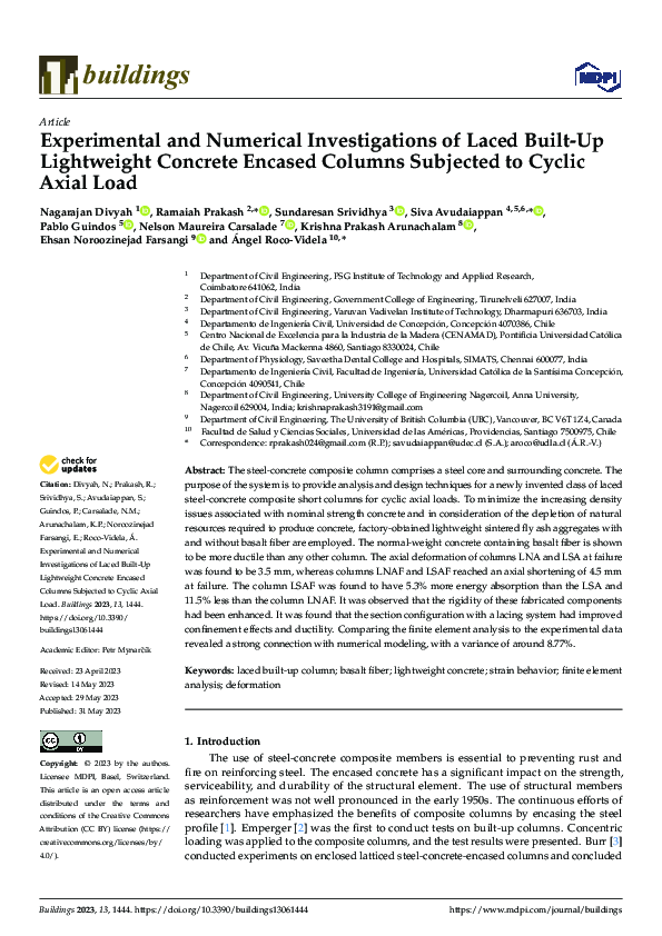 (PDF) Experimental and Numerical Investigations of Laced Built-Up ...
