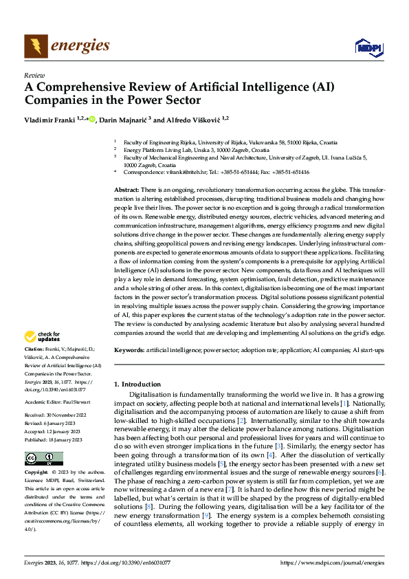(PDF) A Comprehensive Review of Artificial Intelligence (AI) Companies ...