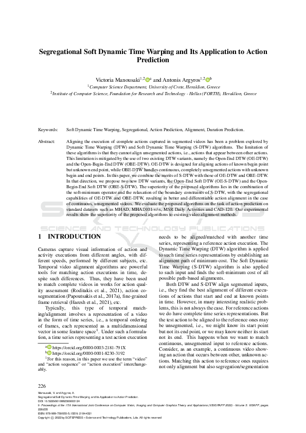 (PDF) Segregational Soft Dynamic Time Warping and Its Application to ...