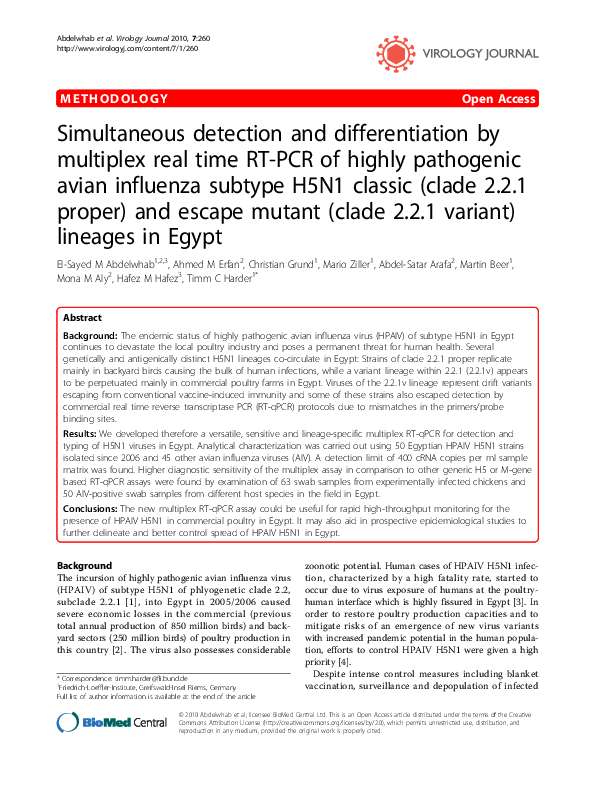 (PDF) Simultaneous detection and differentiation by multiplex real time ...