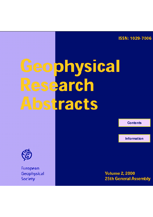 (PDF) Geophysical Research Abstracts, Volume 2, 2000 Contents NH4.04The ...