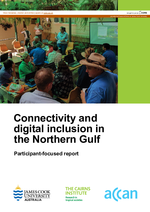 (PDF) Connectivity and digital inclusion in the Northern Gulf ...