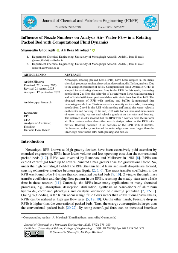 (PDF) Influence of Nozzle Numbers on Analysis Air-Water Flow in a ...