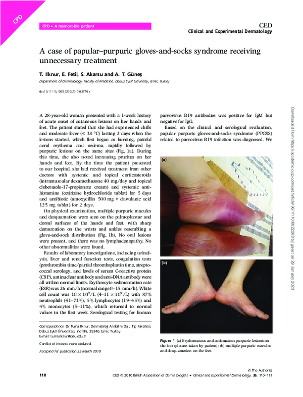 (PDF) A case of papular–purpuric gloves-and-socks syndrome receiving ...