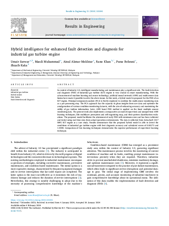 (PDF) Hybrid intelligence for enhanced fault detection and diagnosis ...
