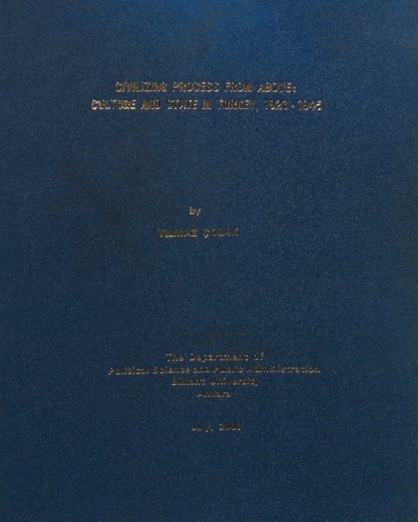 (PDF) Civilizing process from above: culture and state in Turkey, 1923-1945