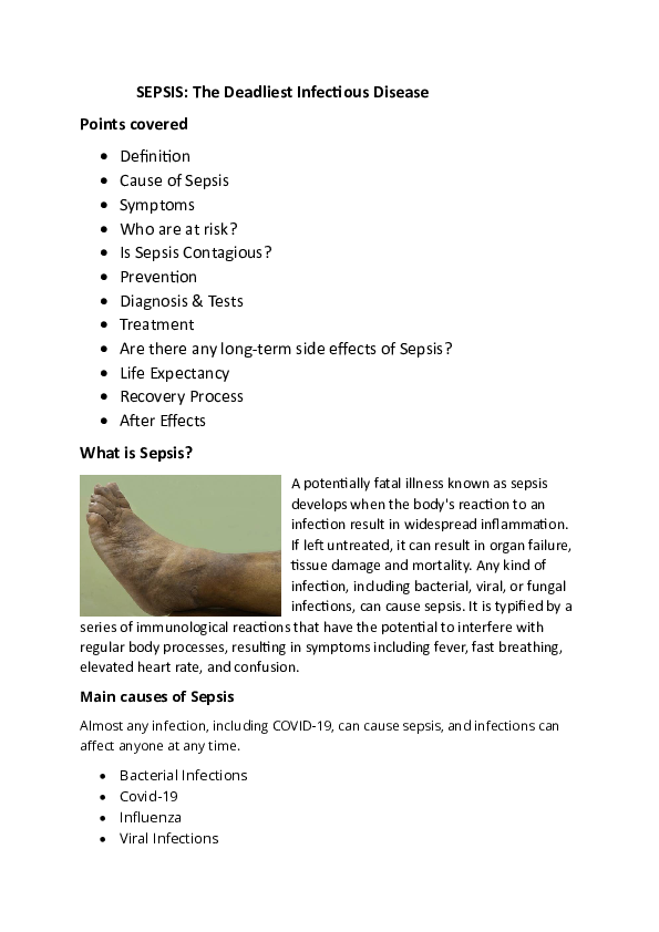 (DOC) Sepsis