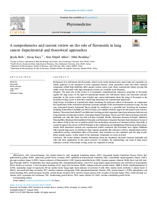 (PDF) A comprehensive and current review on the role of flavonoids in ...